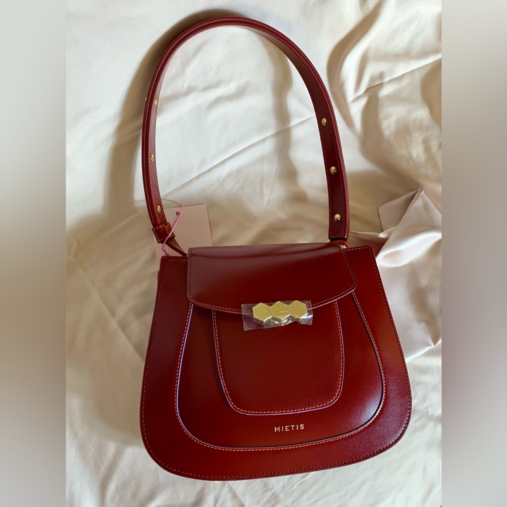 Mietis Jill wine shoulder bag - NWT